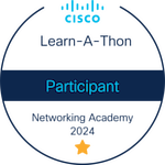 Networking Academy Learn-A-Thon 2024 Badge